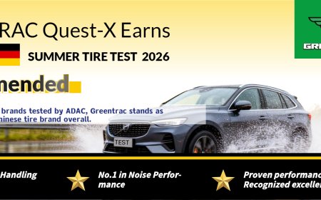 ADAC Dual Champion! Why GREENTRAC Quest-X Tops Wet Handling and Noise Performance